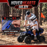 Aoemoe 40 cc Teen Gas ATV, 4-Stroke 4-Wheeler with 3 Speed Settings, Up to 15 mph