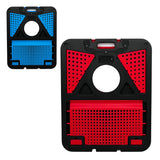 LED Cornhole Board Set with Light-Up Targets and 6 Bean Bags