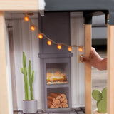KidKraft Celeste Mansion Wooden Dollhouse – 4 Floors, Elevator, Lights, Sounds & 24 Accessories