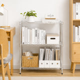 Hyper Tough 3-Tier Wire Shelving Rack, 750 lb Capacity Metal Shelf