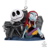 Hallmark Disney Tim Burton’s The Nightmare Before Christmas Jack and Sally with Tombstones Christmas Ornament