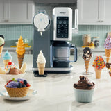 Ninja CREAMi Scoop and Swirl Ice Cream and Soft Serve Maker, 13 One-Touch Programs