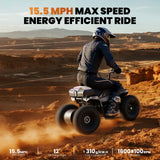 HOVER HEART XW-A19 40cc 4-Stroke Gas Youth ATV with 2-Speed Control, Disc Brakes