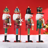 12" Wooden Nutcracker Soldier – Sword, Movable Jaw & Gift Box