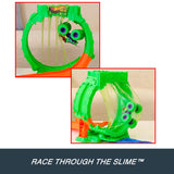Hot Wheels Monster Trucks Mutant Chaos Loop Challenge – 4 oz. Slime & Wreckin’ Wolf