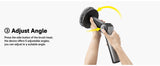 HOTO Flexi Cordless Spin Scrubber with Extension Rod, 8 Brush Heads, IPX7 Waterproof, 110-Min Runtime