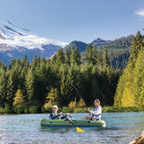 Intex Seahawk 2 Inflatable Boat Set with Oars, Pump & Fishing Rod Holders