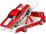 2-Piece Hot Wheels Ford C-800 Team Transport Set – 1:64 Hauler & Component Car
