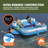 Ozark Trail Big 6-Person Inflatable Island – Large Floating Lake Lounge