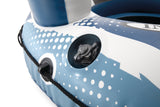 Intex Inflatable River Tube with Backrest, Mesh Bottom & Cup Holders
