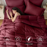 Lightweight Cooling Quilted Comforter, All Season Down Alternative Duvet