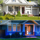 6 Pack Flickering Flame Solar Torch Lights – 12 LED Solar Garden Stake Lights