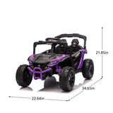 24V Kids Electric Ride-On UTV with Parent Remote, Dual 80W Motors, Suspension and Bluetooth