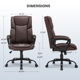 Mainstays Executive Ergonomic High Back Leather Chair