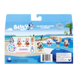 4-Pack 2.5" Bluey Splash Park Bingo & Friends Figures – Color-Change Rashies