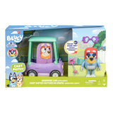 Bluey Chat Mates Grannies Car with 5.5" Talking Janet Figure – 10 Phrases & Accessories