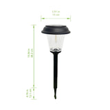 Better Homes & Gardens Elijah Solar Pathway Light with Filament, 4 pack