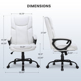 Mainstays Executive Ergonomic High Back Leather Chair