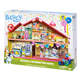 11-Accessory Bluey’s Celebration Home Playset – Exclusive 2.5" Party Bluey Figure & Carry Handle
