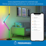 Artika Fitch Smart Foldable LED Floor Lamp, 8 Color Modes