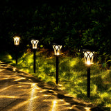 GIGALUMI 6 Pack Solar Pathway Lights – High-Lumen LED Landscape Lights