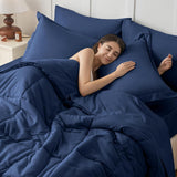 Lightweight Cooling Quilted Comforter, All Season Down Alternative Duvet