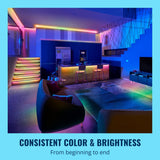 WiZ RGBIC LED Light Strip 32.8 ft – Smart Wi-Fi Color-Changing Light Strip