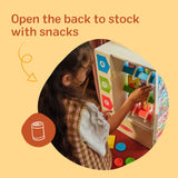19-Piece Melissa & Doug Sort, Stock, Select Wooden Vending Machine – Play Food, Coins & Cards