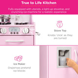 31.5" Best Choice Products Wooden Play Kitchen – 11 Accessories, Ice Dispenser & Chalkboard