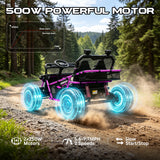 SHINPT 36 V 2-Seat Kids Electric Ride-On Car, Dual 250 W Motors, 8.7 mph, Ages 6+