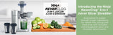 Ninja NeverClog 3-in-1 Juicer, Slicer, and Shredder - COJC152 Ninja Juicer
