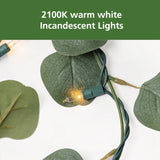 Mainstays Eucalyptus Curtain String Lights, 9.5 ft x 6.56 ft, 480 Warm White Incandescent Lights