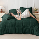 Lightweight Cooling Quilted Comforter, All Season Down Alternative Duvet
