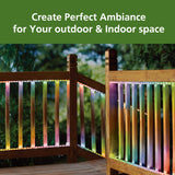 Mainstays 216-Light 18 ft Plug-In Multicolor Outdoor Rope Lights – Weather-Resistant Flexible LED Rope Lighting