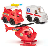 Kid Connection Fire Station Emergency Vehicle Playset with Hose