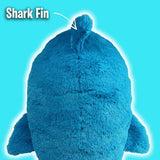 Star Belly Dream Lites Snuggly Shark Plush Night Light with 6-Color Rotating Star Projector