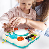 12.6" Musical Learning Table Set – 7-in-1 Ocean Activity Center for Babies 6–36 Months, Green