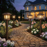 12 Pack Solar Pathway Lights – 3000 K Warm White LED Landscape Lights