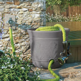 Suncast 300 Foot Heavy Duty 5 Gallon Decorative Garden Hose Pot