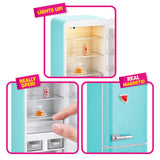 Mini Brands Fill the Fridge Playset by ZURU with Refrigerator