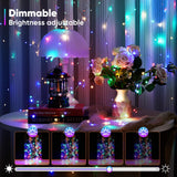 4-Pack 33 ft 100 LED Battery Operated Fairy String Lights with Remote