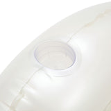 Funsicle Lazy Recliner Lounge 4 ft Inflatable Pool Chair Float, Lumbar Support & In-Water Seating