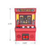 Arcade1Up Tetris 40th Anniversary Handheld Arcade Game, Metallic Gold Mini Screen