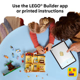 LEGO Bluey’s Family House Playset – 382 Pieces, 6 Characters & Modular Rooms