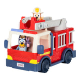 Bluey Fire Truck Playset – Exclusive Firefighter Bingo, Bluey & Bob Bilby