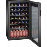 Arctic King Premium 34-Bottle Standard Wine Cooler, Glass Door