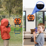 Carsky Electronic Scoring Foam Dart Target Game with Blaster, Auto-Reset Target Board and Stand