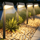 8 Pack Solar Pathway Lights – 3500 K Warm White LED Landscape Lights