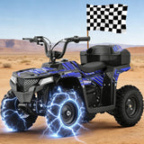 Arshin 40cc 4-Stroke Gas Youth ATV, All-Terrain 4 & Wheelers, 25 Miles Range