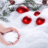10.6 oz. Ayieyill Artificial Christmas Snow – White PVC Flakes for Crafts & Holiday Displays